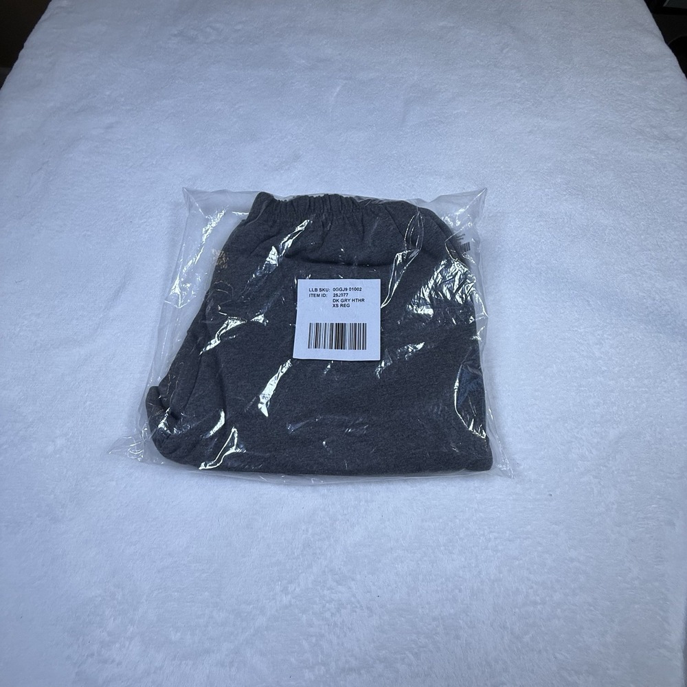 L.L.Bean Women’s XS Gray Heather Sweatpants Joggers New Sealed NWT